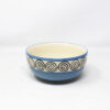 The Artisan Emporium Blue Swirl Hand-painted Serving Bowls Set Of 2 Large