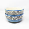 The Artisan Emporium Blue Swirl Hand-painted Serving Bowls Set Of 2 Large