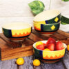 Boho Fiesta Small Ceramic Katori Bowls Set Of 4 - The Artisan Emporium