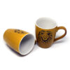 The Artisan Emporium Lion Print Mugs Set Of 2