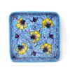 The Artisan Emporium Blue Pottery Handcrafted Tray-Green Color
