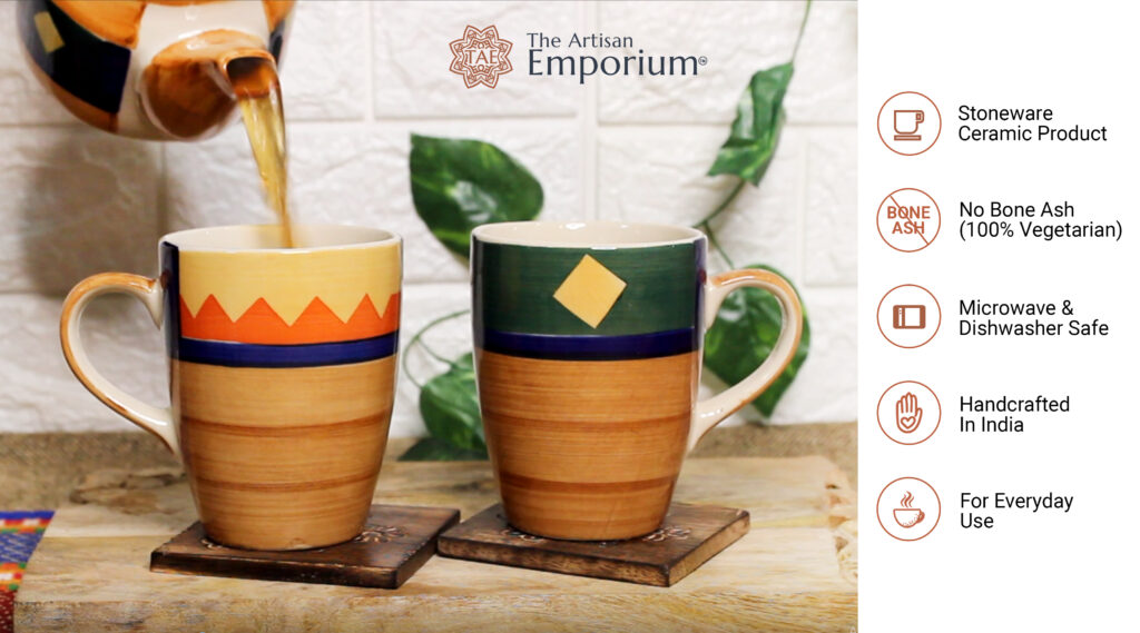 The Artisan Emporium Ceramic Coffee Mugs 
