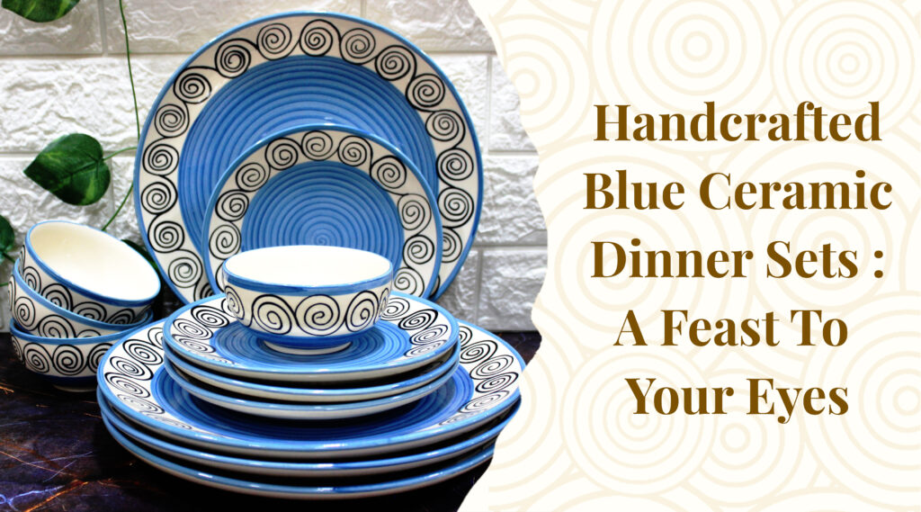 The Artisan Emporium Blue Dinner Set