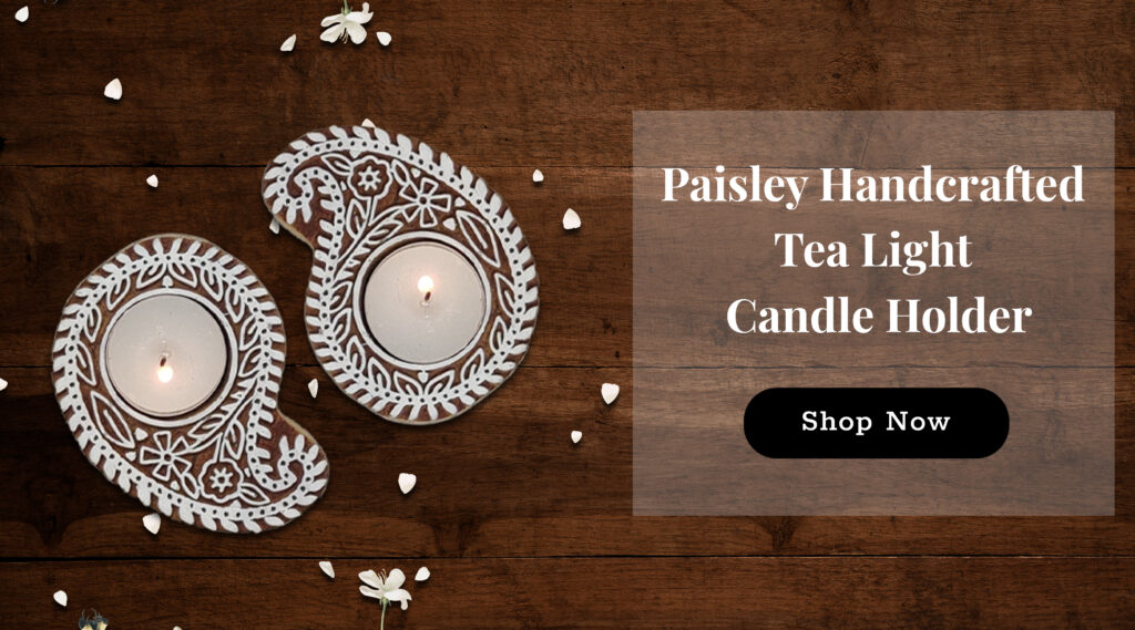 The Artisan Emporium Paisley Candle Holder