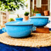Neelam Ceramic Serving Bowl With Lid - The Artisan Emporium