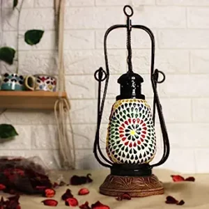 Turkish Decorative Mosaic Lantern Lamp - The Artisan Emporium