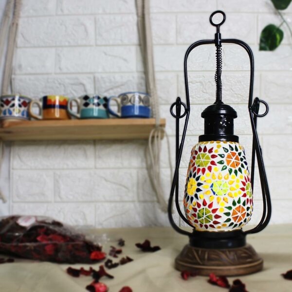 Turkish Decorative Mosaic Lantern Lamp - The Artisan Emporium