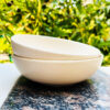 White Matte Ceramic Salad Bowls / Serving Bowls - The Artisan Emporium
