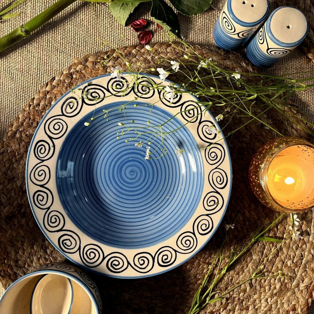 Dinner Date Tablescaping with The Artisan Emporium Ceramic Dinnerware Sets