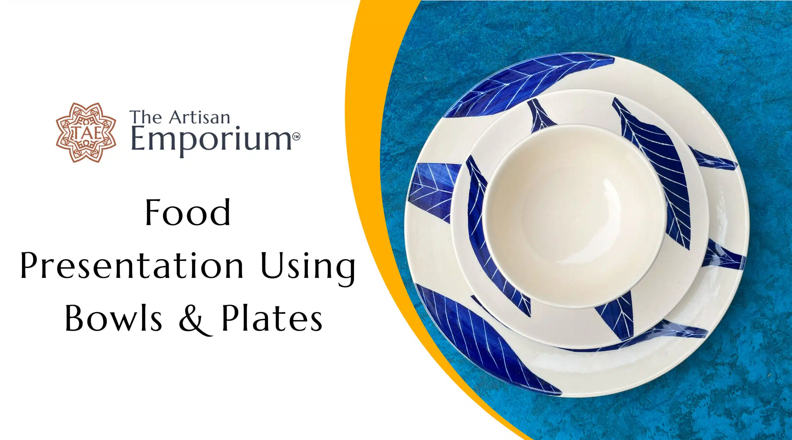 Perfecting food Presentation using ceramic Dinner Plates & Bowls - The Artisan Emporium