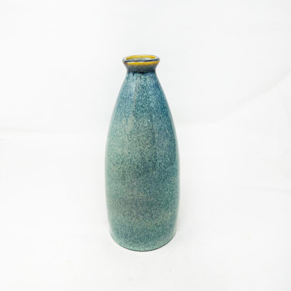 Pastel Blue Wide Neck Ceramic Flower vase