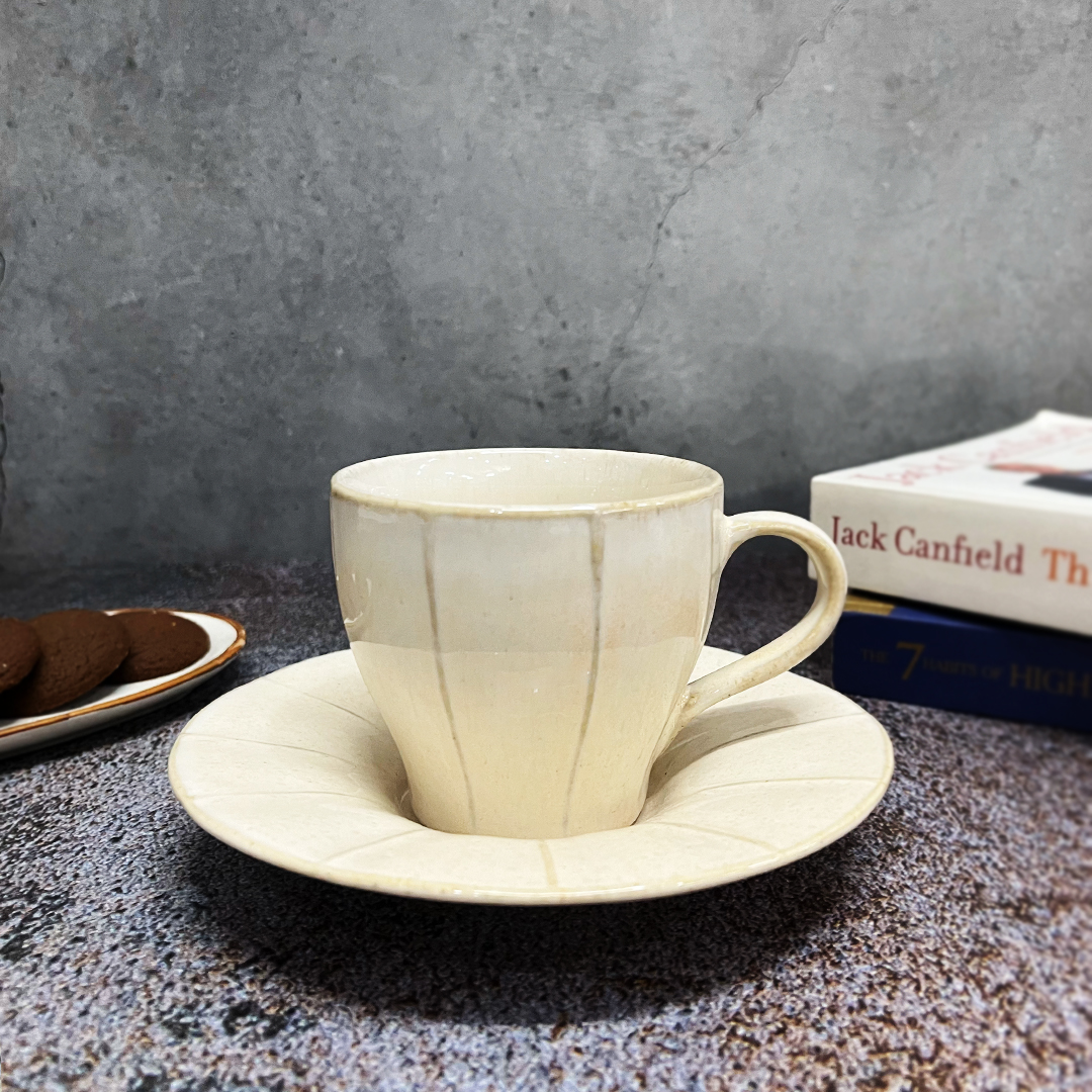 Ivory Charm Cup & Saucer