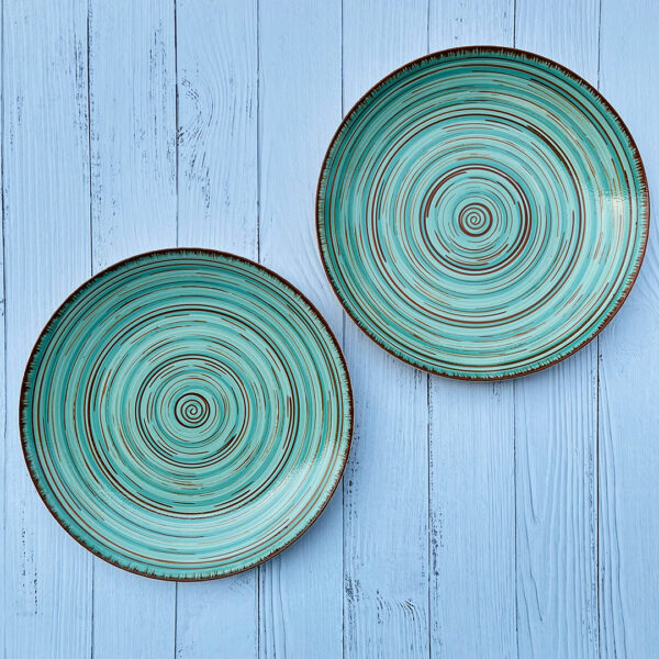 Rustic roots dinner plates set Of 2